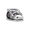 Sterling Silver 8.2x7.9mm Baby Shoe Bead Sterling Silver 8.2x7.9mm Baby Shoe Bead