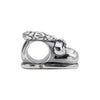 Sterling Silver 8.2x7.9mm Baby Shoe Bead Sterling Silver 8.2x7.9mm Baby Shoe Bead