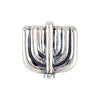 Sterling Silver 9.5mm Menorah Slider Bead Sterling Silver 9.5mm Menorah Slider Bead