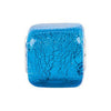 Sterling Silver 12x12mm Turquoise Square Glass Bead Sterling Silver 12x12mm Turquoise Square Glass Bead