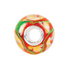 Sterling Silver 14x10mm Red with Yellow Flower Glass Bead Sterling Silver 14x10mm Red with Yellow Flower Glass Bead