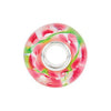 Sterling Silver 14x10mm Pink and Green Flower Glass Bead Sterling Silver 14x10mm Pink and Green Flower Glass Bead