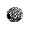 Sterling Silver Kera® Leaf Pattern Bead Sterling Silver Kera® Leaf Pattern Bead
