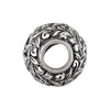 Sterling Silver Kera® Leaf Pattern Bead Sterling Silver Kera® Leaf Pattern Bead