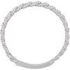 Platinum 2mm Twisted Rope Band, Size 7 Platinum 2mm Twisted Rope Band, Size 7