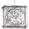 Sterling Silver Initial "C" Vintage Pendant
