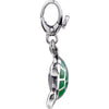 Sterling Silver Enamel Turtle Charm Sterling Silver Enamel Turtle Charm