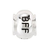 Sterling Silver 10mm BFF Bead Sterling Silver 10mm BFF Bead