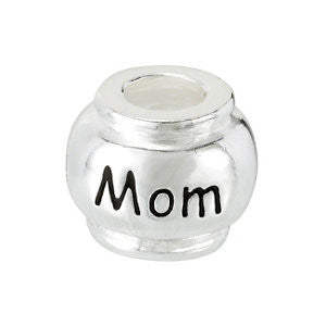 Sterling Silver 10mm Mom Bead Sterling Silver 10mm Mom Bead
