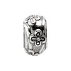 Kera Floral Pattern Bead in Sterling Silver Kera Floral Pattern Bead in Sterling Silver