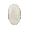 Sterling Silver 14X7mm White Created Mosaic Opal Bead Sterling Silver 14X7mm White Created Mosaic Opal Bead