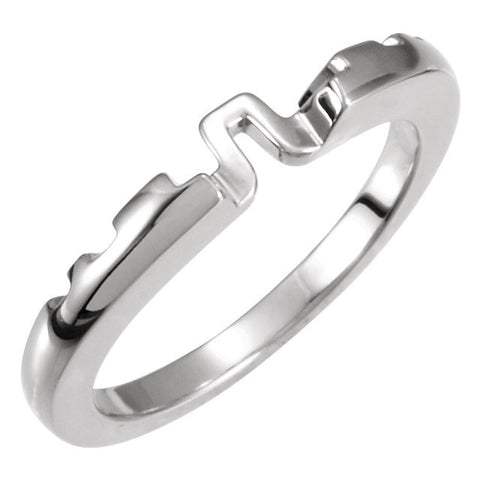 14k White Gold Band, Size 6 14k White Gold Band, Size 6