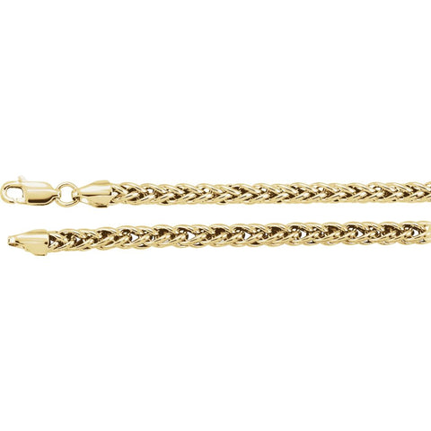 14k Yellow Gold 3.25mm Palma 20" Chain 14k Yellow Gold 3.25mm Palma 20" Chain