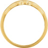 14k Yellow Gold Lattice Design Band, Size 6 14k Yellow Gold Lattice Design Band, Size 6