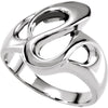 Metal Fashion Ring in 14k White Gold ( Size 6 ) Metal Fashion Ring in 14k White Gold ( Size 6 )