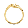 14k Yellow Gold Metal Fashion Ring , Size 6 14k Yellow Gold Metal Fashion Ring , Size 6
