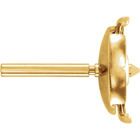 18k Yellow Gold Guardian II Comfort Triggers (Post & Back) 18k Yellow Gold Guardian II Comfort Triggers (Post & Back)