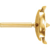 18k Yellow Gold Guardian IIÖ Comfort Triggers (Post & Back) 18k Yellow Gold Guardian IIÖ Comfort Triggers (Post & Back)