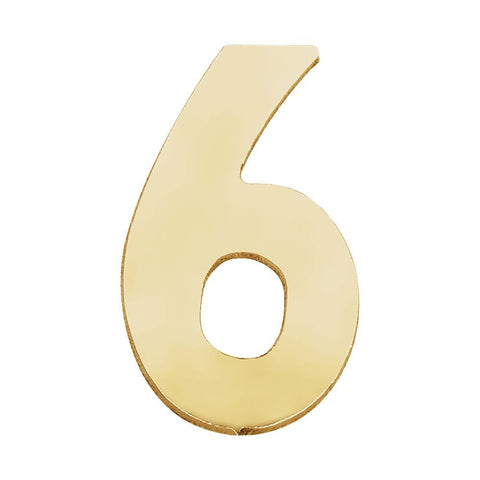 14k Yellow Gold Number "6" 14k Yellow Gold Number "6"