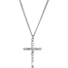 34.00x24.00 mm Crucifix Cross Pendant in Sterling Silver (24-inch) 34.00x24.00 mm Crucifix Cross Pendant in Sterling Silver (24-inch)