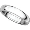 Platinum 4mm Heavy Comfort Fit Band, Size 9 Platinum 4mm Heavy Comfort Fit Band, Size 9