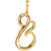 Metal Fashion Pendant in 14k Yellow Gold Metal Fashion Pendant in 14k Yellow Gold