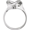 14k White Gold Freeform Ring, Size 6 14k White Gold Freeform Ring, Size 6