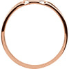 14k Rose Gold 7x6mm Solid Oval Signet Ring, Size 7 14k Rose Gold 7x6mm Solid Oval Signet Ring, Size 7