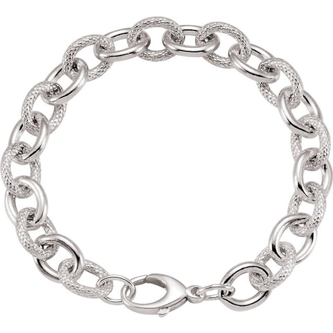 Sterling Silver Link 7.5" Chain Sterling Silver Link 7.5" Chain