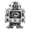 Sterling Silver 13.35x10.4mm Robot Bead Sterling Silver 13.35x10.4mm Robot Bead