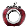 Sterling Silver 10.7x9.55mm Apple Bead Sterling Silver 10.7x9.55mm Apple Bead