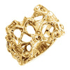 18.00X22.00 mm Men's Nugget Ring Mounting in 14k Yellow Gold ( Size 10 ) 18.00X22.00 mm Men's Nugget Ring Mounting in 14k Yellow Gold ( Size 10 )