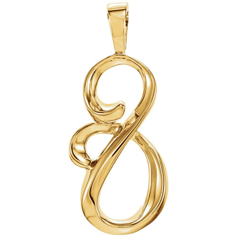 14k Yellow Gold Freeform Pendant 14k Yellow Gold Freeform Pendant