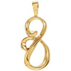 Metal Fashion Pendant in 14k Yellow Gold Metal Fashion Pendant in 14k Yellow Gold