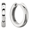 Platinum 11.5mm Hinged Hoop Earrings