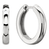 Platinum 11.5mm Hinged Hoop Earrings Platinum 11.5mm Hinged Hoop Earrings