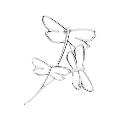 Sterling Silver Dragonfly Fashion Brooch Sterling Silver Dragonfly Fashion Brooch