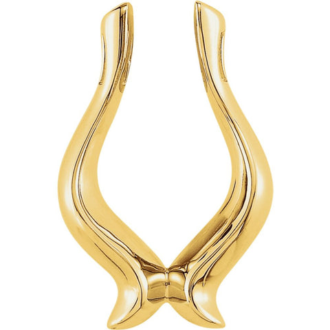 14k Yellow Gold Pendant Enhancer 14k Yellow Gold Pendant Enhancer