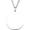Sterling Silver 25mm Round St. Joseph Medal 24" Necklace Sterling Silver 25mm Round St. Joseph Medal 24" Necklace