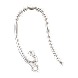 Sterling Silver French Ear Wire with Ring Sterling Silver French Ear Wire with Ring