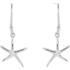 Sterling Silver Starfish Earrings Sterling Silver Starfish Earrings