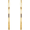 14k Yellow Gold 24mm Endless Hoop Earrings 14k Yellow Gold 24mm Endless Hoop Earrings