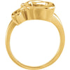 14k White Gold Metal Fashion Ring, Size 6 14k White Gold Metal Fashion Ring, Size 6