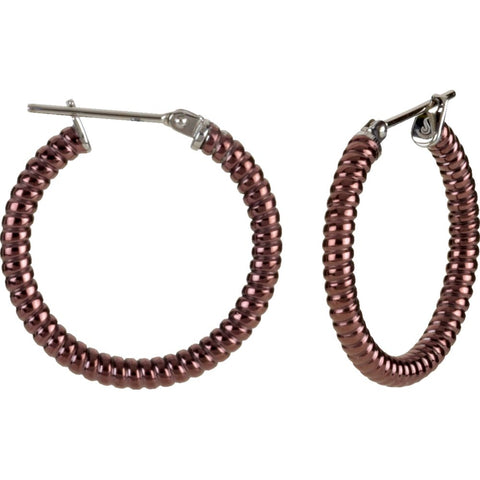 Stainless Steel 3x40mm Shrimp Hoop Earrings Stainless Steel 3x40mm Shrimp Hoop Earrings
