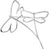 Metal Fashion Dragonfly Brooch in 14K White Gold Metal Fashion Dragonfly Brooch in 14K White Gold