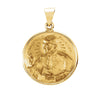 20.75x20.75 mm Hollow Pope John Paul Medal in 14K Yellow Gold 20.75x20.75 mm Hollow Pope John Paul Medal in 14K Yellow Gold