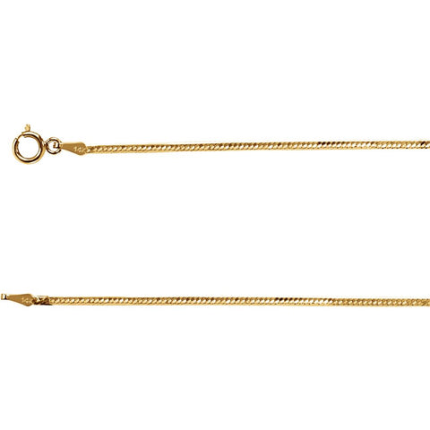 14k Yellow Gold 1.5mm Flexible Herringbone Chain 24" Chain 14k Yellow Gold 1.5mm Flexible Herringbone Chain 24" Chain