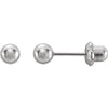 Stainless Steel 3mm Inverness Piercing Ball Earrings Stainless Steel 3mm Inverness Piercing Ball Earrings