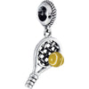 Sterling Silver 18x9.5mm Kera Tennis Charm Sterling Silver 18x9.5mm Kera Tennis Charm
