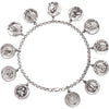 Saints Bracelet in Sterling Silver ( 7.50-Inch ) Saints Bracelet in Sterling Silver ( 7.50-Inch )